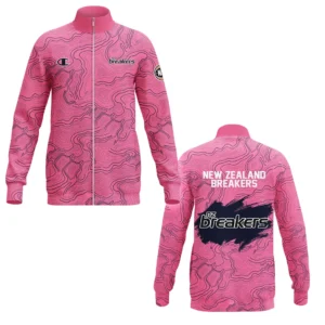 New Zealand Breakers Stand Collar Jacket NBL 2025 For Fan New Zealand Breakers HVN1109NB070325SCJ