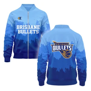 Brisbane Bullets Bomber Jacket NBL 2025 For Fan Brisbane Bullets HVN1110BB070525BOB