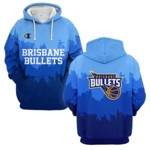 Brisbane Bullets Hoodie NBL 2025 For Fan Brisbane Bullets HVN1110BB070525HOD
