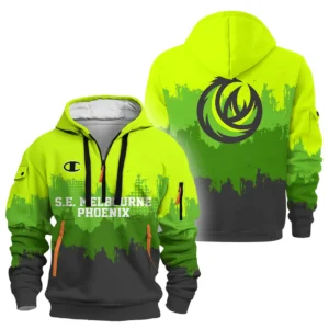 S.E. Melbourne Phoenix Hoodie Half Zipper NBL 2025 For Fan S.E. Melbourne Phoenix HVN1110SP070525HODZ
