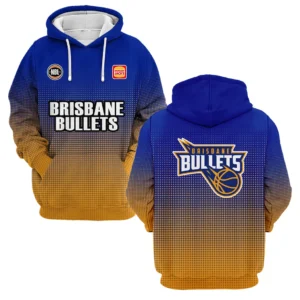 Brisbane Bullets Hoodie NBL 2025 For Fan Brisbane Bullets HVN1113BB070725HOD