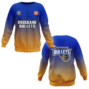 Brisbane Bullets Sweatshirt NBL 2025 For Fan Brisbane Bullets HVN1113BB070725SW
