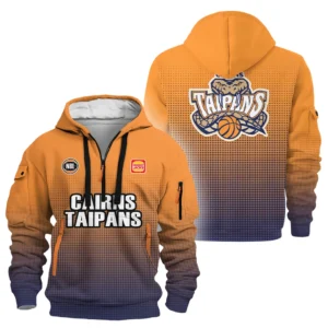 Cairns Taipans Hoodie Half Zipper NBL 2025 For Fan Cairns Taipans HVN1113CT070725HODZ