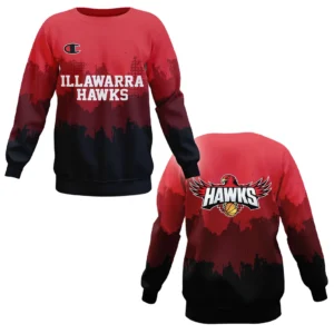 Illawarra Hawks Sweatshirt NBL 2025 For Fan Illawarra Hawks HVN1113IH070725SW