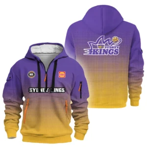 Sydney Kings Hoodie Half Zipper NBL 2025 For Fan Sydney Kings HVN1113SK070725HODZ