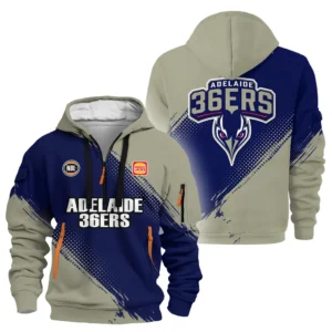 Adelaide 36ers Hoodie Half Zipper NBL 2025 For Fan Adelaide 36ers HVN1114AD070725HODZ