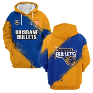 Brisbane Bullets Hoodie NBL 2025 For Fan Brisbane Bullets HVN1114BB070725HOD