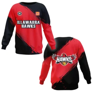 Illawarra Hawks Sweatshirt NBL 2025 For Fan Illawarra Hawks HVN1114IH070725SW