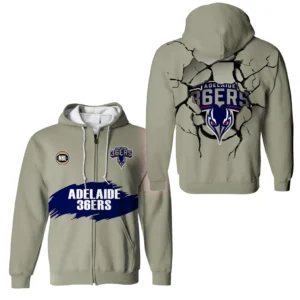 Adelaide 36ers Zipper Hoodie NBL 2025 For Fan Adelaide 36ers HVN1115AD070725ZHD