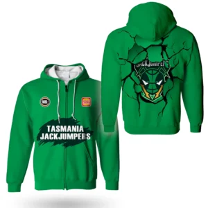 Tasmania JackJumpers Zipper Hoodie NBL 2025 For Fan Tasmania JackJumpers HVN1115TJ070725ZHD