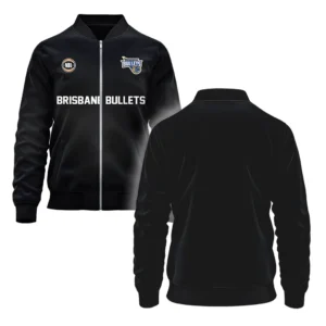 Brisbane Bullets Bomber Jacket NBL 2025 For Fan Brisbane Bullets HVN1116BB070925BOB