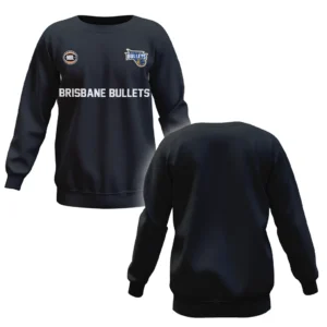 Brisbane Bullets Sweatshirt NBL 2025 For Fan Brisbane Bullets HVN1116BB070925SW