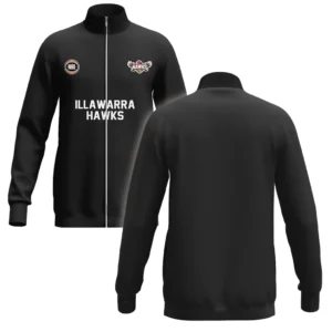 Illawarra Hawks Stand Collar Jacket NBL 2025 For Fan Illawarra Hawks HVN1116IH070925SCJ