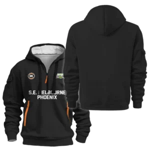 S.E. Melbourne Phoenix Hoodie Half Zipper NBL 2025 For Fan S.E. Melbourne Phoenix HVN1116SP070925HODZ