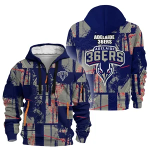 Adelaide 36ers Hoodie Half Zipper NBL 2025 For Fan Adelaide 36ers HVN1118AD071025HODZ