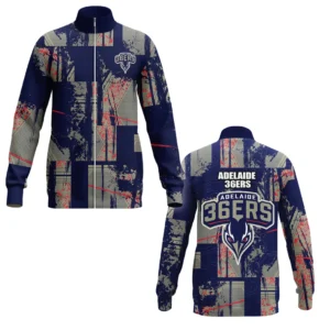 Adelaide 36ers Stand Collar Jacket NBL 2025 For Fan Adelaide 36ers HVN1118AD071025SCJ