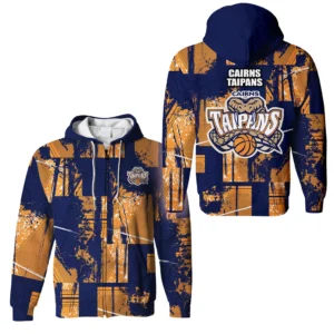 Cairns Taipans Zipper Hoodie NBL 2025 For Fan Cairns Taipans HVN1118CT071025ZHD