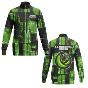 S.E. Melbourne Phoenix Stand Collar Jacket NBL 2025 For Fan S.E. Melbourne Phoenix HVN1118SP071025SCJ