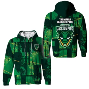 Tasmania JackJumpers Zipper Hoodie NBL 2025 For Fan Tasmania JackJumpers HVN1118TJ071025ZHD