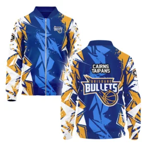 Brisbane Bullets Bomber Jacket NBL 2025 For Fan Brisbane Bullets HVN1119BB071025BOB