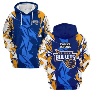 Brisbane Bullets Hoodie NBL 2025 For Fan Brisbane Bullets HVN1119BB071025HOD