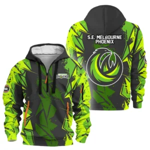 S.E. Melbourne Phoenix Hoodie Half Zipper NBL 2025 For Fan S.E. Melbourne Phoenix HVN1119SP071025HODZ