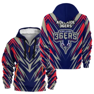 Adelaide 36ers Hoodie Half Zipper NBL 2025 For Fan Adelaide 36ers HVN1120AD071125HODZ