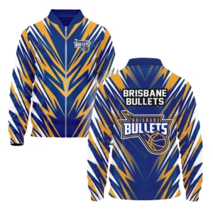 Brisbane Bullets Bomber Jacket NBL 2025 For Fan Brisbane Bullets HVN1120BB071125BOB