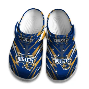 Brisbane Bullets Crocs NBL 2025 For Fan Brisbane Bullets HVN1120BB071125CRO