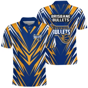 Brisbane Bullets Polo Shirt NBL 2025 For Fan Brisbane Bullets HVN1120BB071125POS