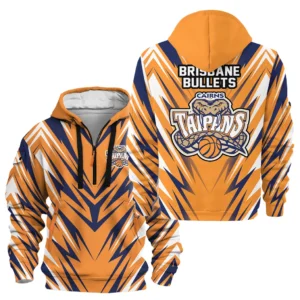 Cairns Taipans Hoodie Half Zipper NBL 2025 For Fan Cairns Taipans HVN1120CT071125HODZ