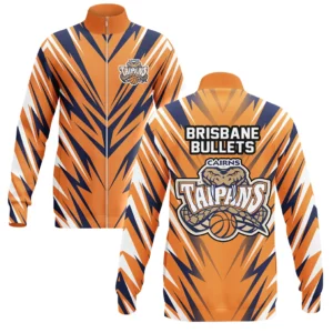 Cairns Taipans Stand Collar Jacket NBL 2025 For Fan Cairns Taipans HVN1120CT071125SCJ