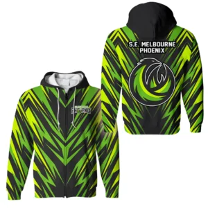 S.E. Melbourne Phoenix Zipper Hoodie NBL 2025 For Fan S.E. Melbourne Phoenix HVN1120SP071125ZHD