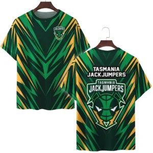 Tasmania JackJumpers T-Shirt NBL 2025 For Fan Tasmania JackJumpers HVN1120TJ071125TS3D