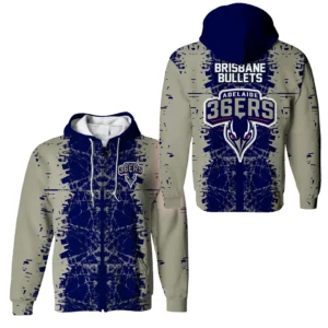 Adelaide 36ers Zipper Hoodie NBL 2025 For Fan Adelaide 36ers HVN1122AD071125ZHD