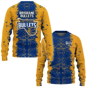 Brisbane Bullets Sweatshirt NBL 2025 For Fan Brisbane Bullets HVN1122BB071125SW