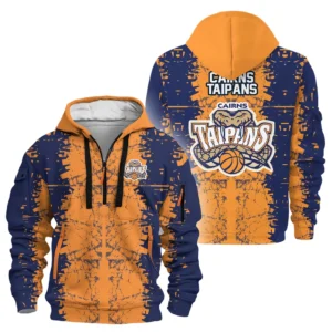 Cairns Taipans Hoodie Half Zipper NBL 2025 For Fan Cairns Taipans HVN1122CT071125HODZ