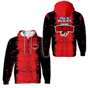 Perth Wildcats Zipper Hoodie NBL 2025 For Fan Perth Wildcats HVN1122PW071125ZHD