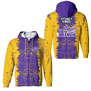 Sydney Kings Zipper Hoodie NBL 2025 For Fan Sydney Kings HVN1122SK071125ZHD