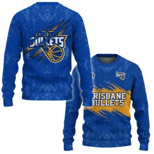 Brisbane Bullets Sweatshirt NBL 2025 For Fan Brisbane Bullets HVN1123BB071225SW