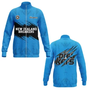 New Zealand Breakers Stand Collar Jacket NBL 2025 For Fan New Zealand Breakers HVN1123NB071225SCJ