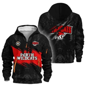 Perth Wildcats Hoodie Half Zipper NBL 2025 For Fan Perth Wildcats HVN1123PW071225HODZ