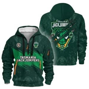 Tasmania JackJumpers Hoodie Half Zipper NBL 2025 For Fan Tasmania JackJumpers HVN1123TJ071225HODZ