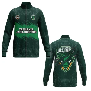 Tasmania JackJumpers Stand Collar Jacket NBL 2025 For Fan Tasmania JackJumpers HVN1123TJ071225SCJ