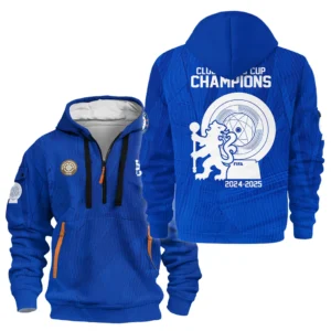 Chelsea Hoodie Half Zipper Club World Cup 2025 Champions For Fan Chelsea HVN11261126071425HODZ