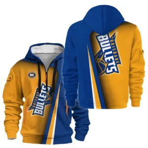 Brisbane Bullets Hoodie Half Zipper NBL 2025 For Fan Brisbane Bullets HVN1134BB071525HODZ