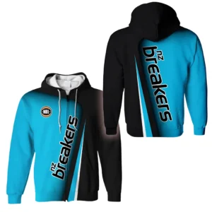 New Zealand Breakers Zipper Hoodie NBL 2025 For Fan New Zealand Breakers HVN1134NB071525ZHD