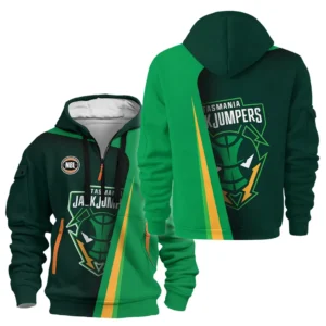 Tasmania JackJumpers Hoodie Half Zipper NBL 2025 For Fan Tasmania JackJumpers HVN1134TJ071525HODZ