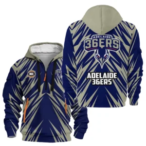 Adelaide 36ers Hoodie Half Zipper NBL 2025 For Fan Adelaide 36ers HVN1135AD071625HODZ