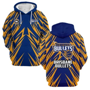 Brisbane Bullets Hoodie NBL 2025 For Fan Brisbane Bullets HVN1135BB071625HOD
